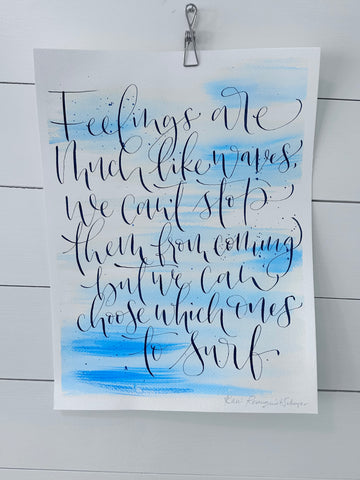 Original art - Waves