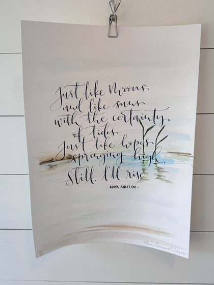 Original art - Still I'll rise