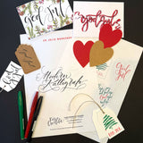 Lettering workshop julspecial
