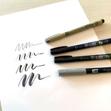 Lettering pennor - starter kit