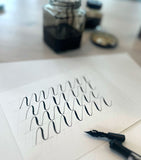 Workshop i kalligrafi med Pointed pen (stålstiftspenna)