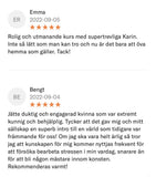 Review från kalligrafikursdeltagare, rolig och utmanande kurs, rekommenderas