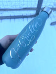 Rostfri stålflaska med graverat namn, Gabriella