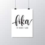 FIKA - my favorite f-word