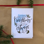 Julkort Merry Everything, Happy Always